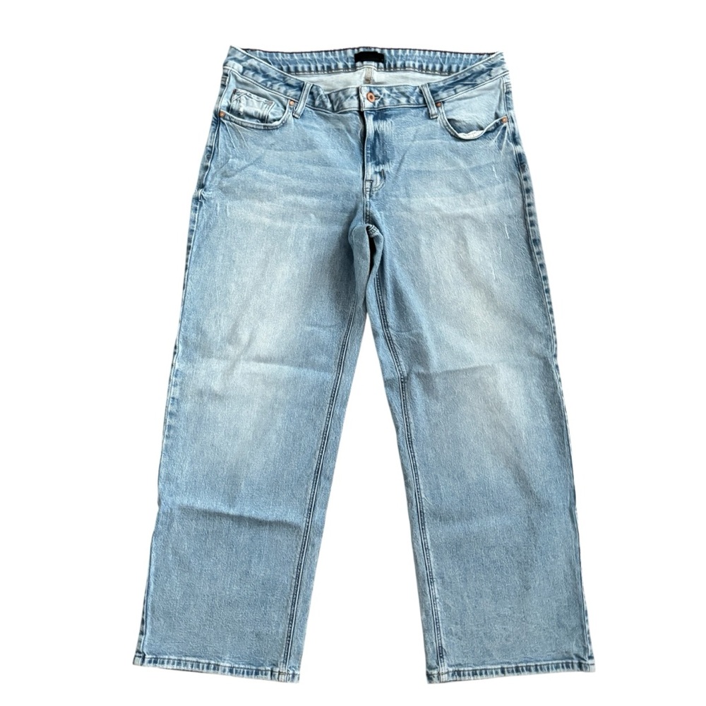 Edge Relaxed Wide Leg Jeans, Size 16W